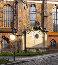 Detail photo, Nikolai Church in the Nikolai Quarter, Berlin, Germany, Europe