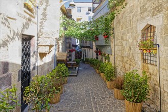 Narrow street in the old city, Gaziantep, Turkey, Asia