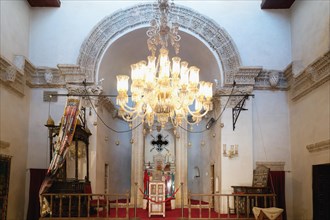 Monastery of Saint Ananias known as Deyrulzafaran or Saffron Monastery, Church altar, Mardin,