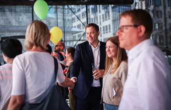 Lars Klingbeil, SPD party chairman, during his visit to the DGB rally in Chemnitz, 1 May 2024