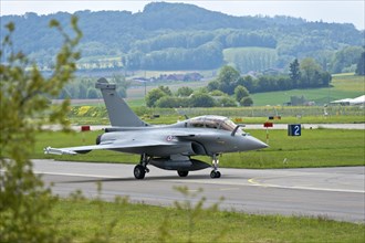 Dassault Rafale B twin-seater multi-role combat aircraft of the French Air Force Armee de l'Air,