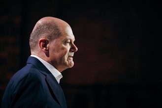 Federal Chancellor Olaf Scholz, recorded at the Social Democratic Congress of the SPD and PES with