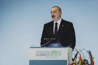 Ilham Aliyev, President of Azerbaijan, photographed during the Petersberg Climate Dialogue in