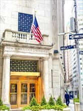 New York Levkoje Exchange, Wall Street, Lower Manhattan, New York City