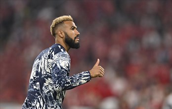 Eric Maxim Choupo-Moting FC Bayern Muenchen FCB (13) Gesture, gesture, Allianz Arena, Munich,