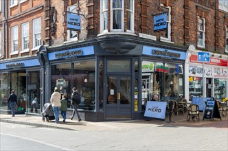 Caffe Nero cafe, Ipswich, Suffolk, England, UK