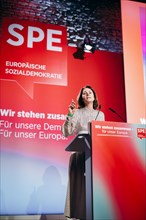 Katarina Barley, SPD lead candidate for the European elections, recorded at the Social Democratic