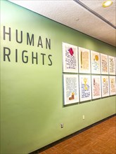 Permanent exhibition on human rights at the UN headquarters in New York
