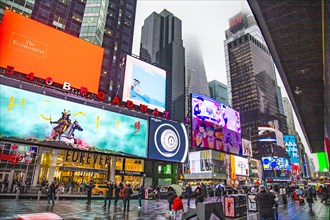 Neon signs, Times Square, Manhattan, New York City