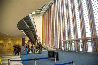 Entrance hall of the UN headquarters in New York