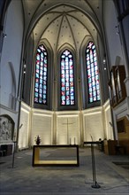 Sankt-Petri-Kirche, parish church, construction began in 1310, Moenckebergstrasse, Wide-angle view