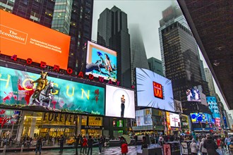 Neon signs, Times Square, Manhattan, New York City
