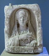 Roman stele, Zeugma mosaic Museum, Gaziantep, Turkey, Asia