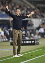 Coach Pellegrino Matarazzo TSG 1899 Hoffenheim on the sidelines, gestures, gesture, PreZero Arena,