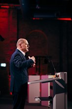 Federal Chancellor Olaf Scholz, recorded at the Social Democratic Congress of the SPD and PES with
