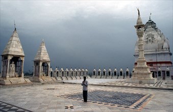 Jain temple, pilgrimage site, digambar, Sonagiri, Madhya pradesh, India, Asia