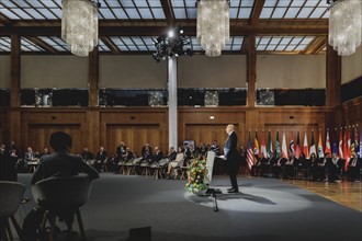 Ilham Aliyev, President of Azerbaijan, photographed during the Petersberg Climate Dialogue in