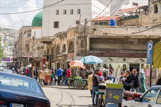 Tripoli, Lebanon, April 09, 2017: Center of the city of Tripoli, north of Lebanon, people of