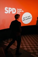 SPD Secretary General Kevin Kuehnert at the presentation of the European election campaign. Berlin,