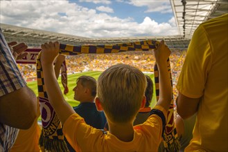 Gluecksgas-Stadion, Dynamo Dresden football stadium, Dresden, Saxony, Germany, Europe