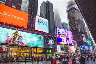 Neon signs, Times Square, Manhattan, New York City