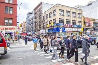 Zebra crossing, Chinatown, Manhattan, New York City