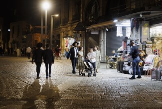 Orthodox Jews in the Old City of Jerusalem, Jerusalem, 23.04.2024