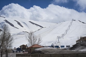 Ski park, snowboard, mountain lebanon in Faraya