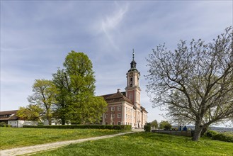 Birnau pilgrimage church, baroque church on the north shore of Lake Constance,