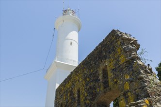 Colonia del Sacramento Lighthouse in Uruguay, important museum in the city