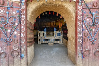 Interior of traditional mud brick houses, Harran, Turkey, Asia