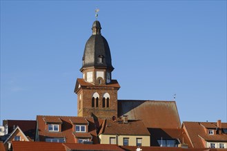 St. Mary's Church, Waren, Mueritz, Mecklenburg Lake District, Mecklenburg, Mecklenburg-Vorpommern,