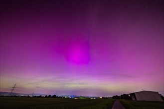 After several solar storms (solar flares), so-called auroras can be seen in the sky throughout