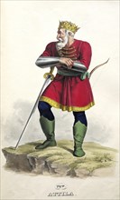Attila (d. 453) was co-ruler with his brother Bleda from 434 and sole ruler of the Hun warrior