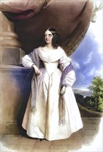 Marianne Graefin Wimpffen, nee Eskeles (1801-1862), Historical, digitally restored reproduction