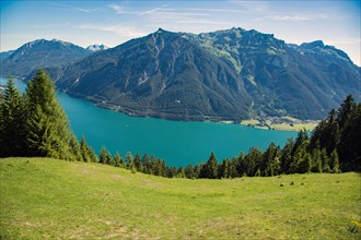 Achensee, view of Maurach, Tyrol, Austria, Europe