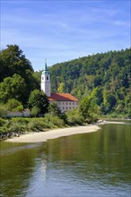 Weltenburg Monastery on the Danube, Danube Gorge, Weltenburger Enge, Gorge, Upper Jura, Weltenburg,