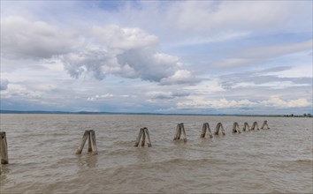 Lighthouse, Podersdorf, Lake Neusiedl, Lake, jetty, Austria, Europe