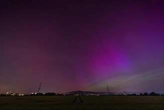 After several solar storms (solar flares), so-called auroras can be seen in the sky throughout