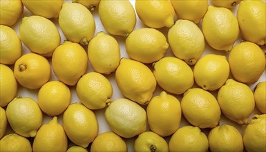 Many ripe lemons AI generated, AI generated