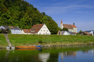 Kelheim on the Danube, Lower Bavaria. Bavaria, Germany, Europe