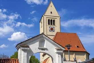 St Stephan's Cemetery Church, Irsee, Swabia, Bavaria, Germany, Europe