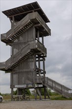 Observation tower, Lake Neusiedl National Park, Austria, Europe