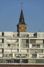 Office and residential building, Rheinauhafen, Cologne, North Rhine-Westphalia, Germany, Europe