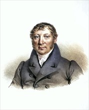 Anton Hackel (1799-1846), song composer, civil servant, Historical, digitally restored reproduction