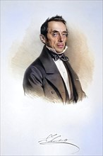 Antonio Lorenzutti (1806-1867), doctor in Trieste, Historical, digitally restored reproduction from