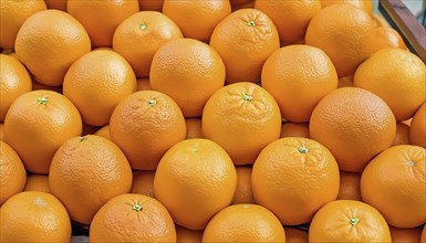 Many ripe oranges AI generated, AI generated