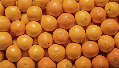 Many ripe oranges AI generated, AI generated