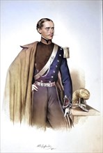 Albert Emanuel von Graffenried (1829-1881), Diplomat, Numismatist, Historical, digitally restored