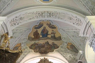 Parish church of St Virgil and St Catherine, Rattenberg, Tyrol, Austria, Europe